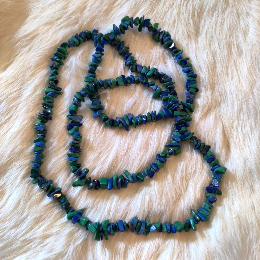 Malachite Lapis Lazuli Necklace